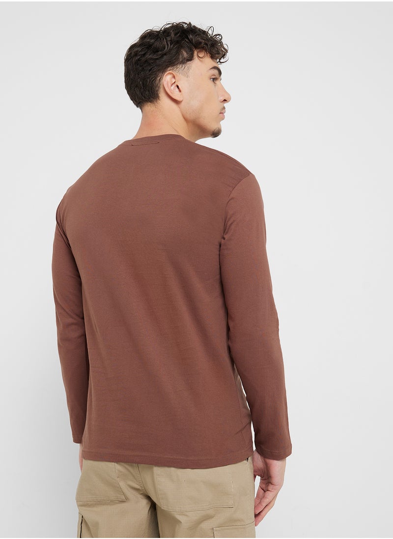 Seventy Five Basics Graphic Long Sleeve T-Shirt  - Image 2