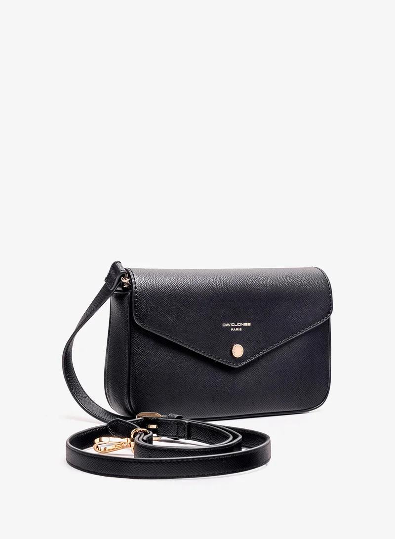 David Jones David Jones- Cross Body Envelope Bag for Women model cm6120-5 The perfect simple evening bag for dates and gathering- Envelope leather bag for All