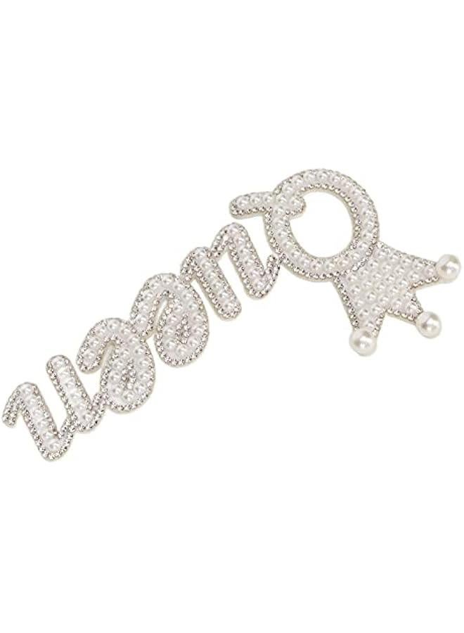 Generic 5Pcs Embroidered Patches Shiny Crown Queen Shape DIY Sewing Patches for Clothes Decoration Embroidered Patches Bright Vivid Colors Sew On Iron On Patch Applique for Clothes - Image 4