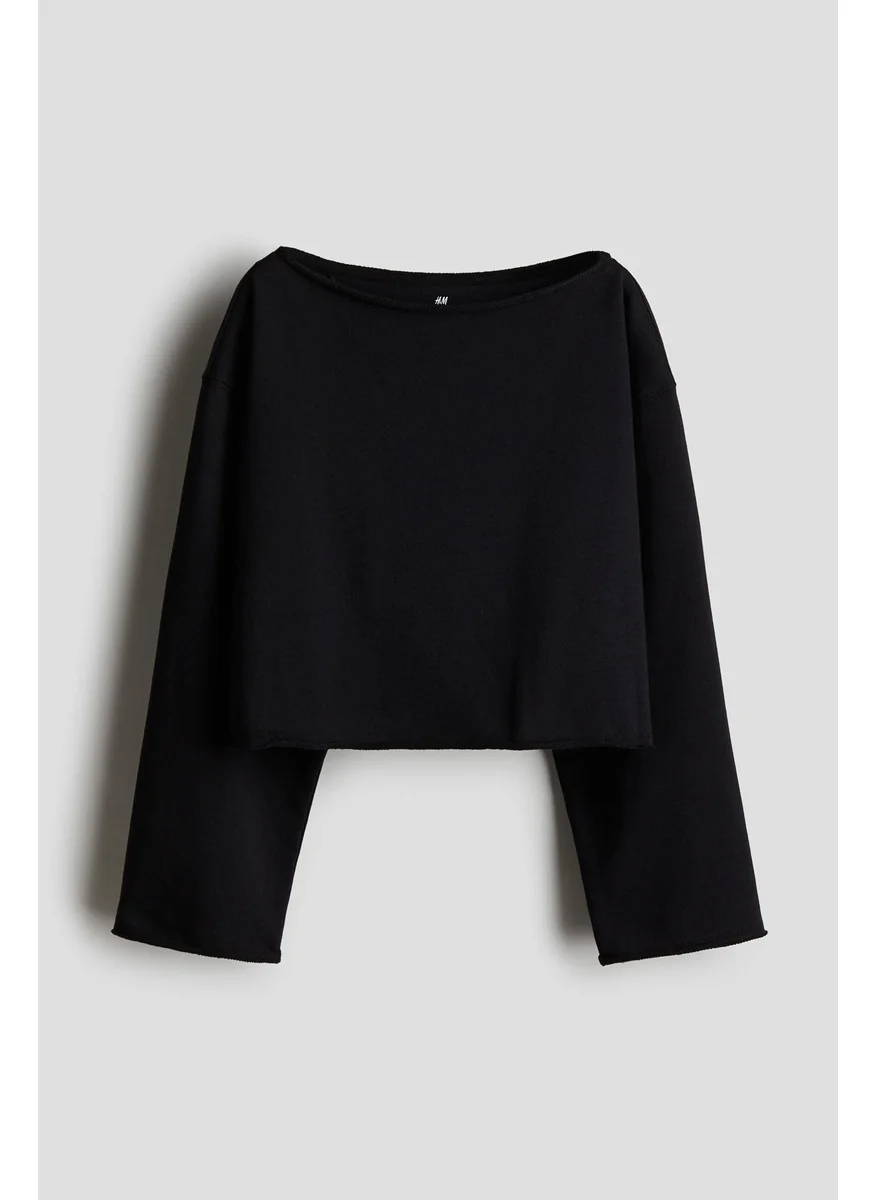 H&M Boat-Neck Sweatshirt