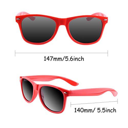 TUPARKA 96 Pieces Party Sunglasses Bulk for Goody Bag Fillers Beach Birthday Party Pool Party Supplies 12 Neon Colors - Image 5