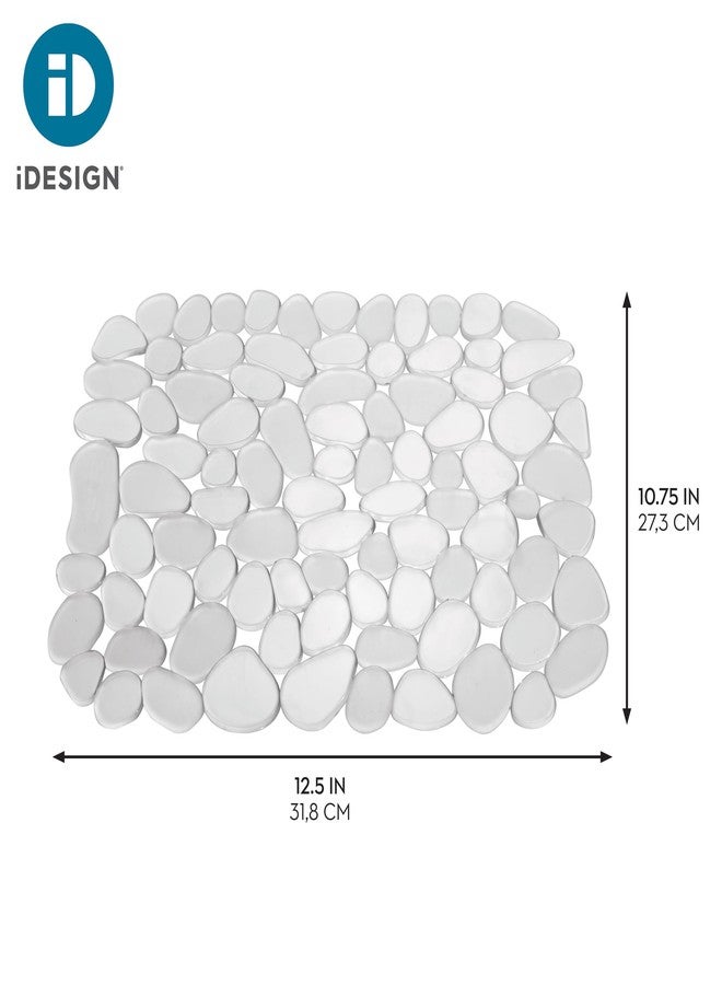InterDesign iDesign Pebblz Sink Protector - Kitchen Sink Mat for Bottom of Sink - Set of 2 - Clear - Image 4