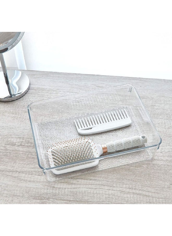 InterDesign - Durable Plastic Long Lasting Rain Grand Tray Clear 49350 - Image 1