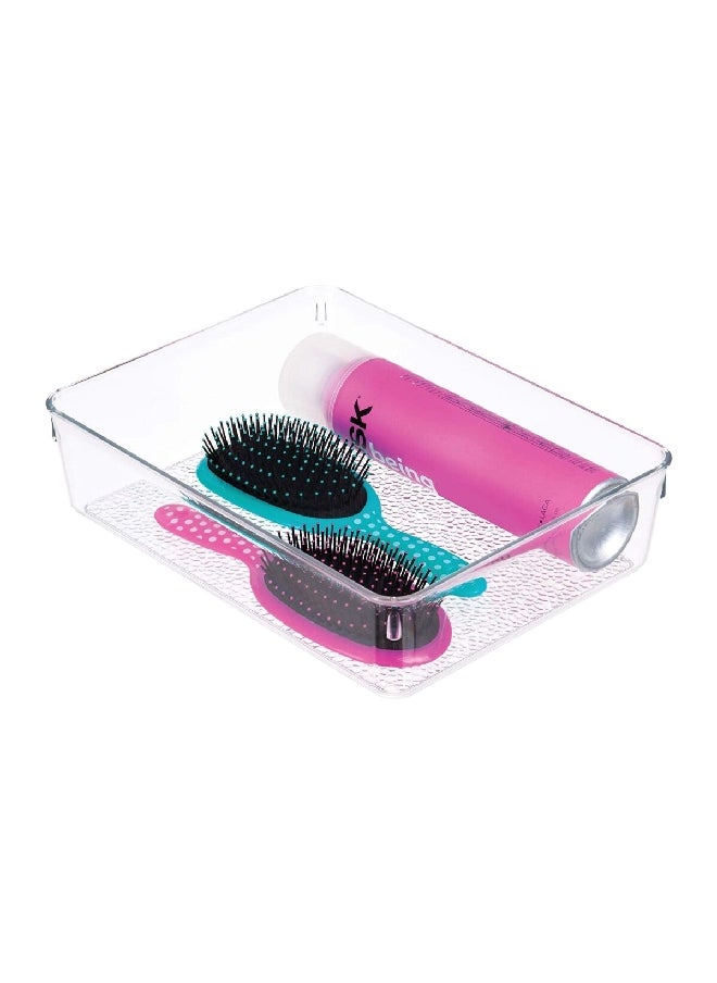 InterDesign - Durable Plastic Long Lasting Rain Grand Tray Clear 49350 - Image 1