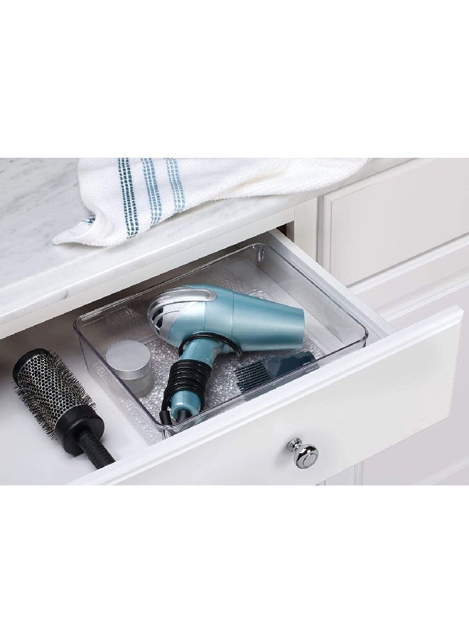 InterDesign - Durable Plastic Long Lasting Rain Grand Tray Clear 49350 - Image 1