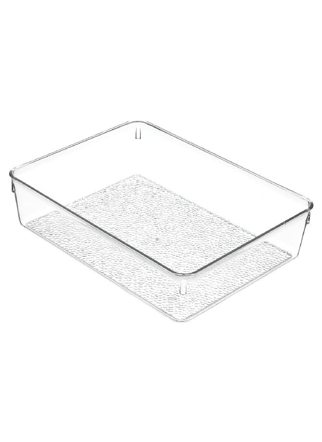InterDesign - Durable Plastic Long Lasting Rain Grand Tray Clear 49350 - Image 1