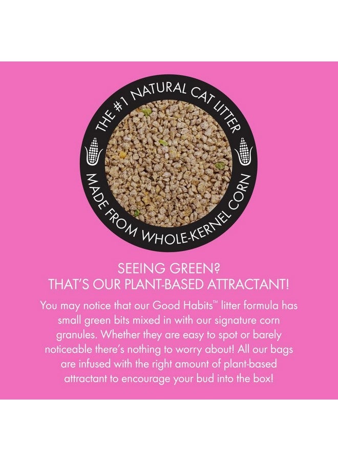 WORLD'S BEST CAT LITTER Good Habits Cat Attract Litter | Natural PlantBased Attractant | Multicat Flushable Corn Litter | Unscented Odor Control | Low Tracking & Lightweight | Made In Usa 8Lb Bag - Image 5