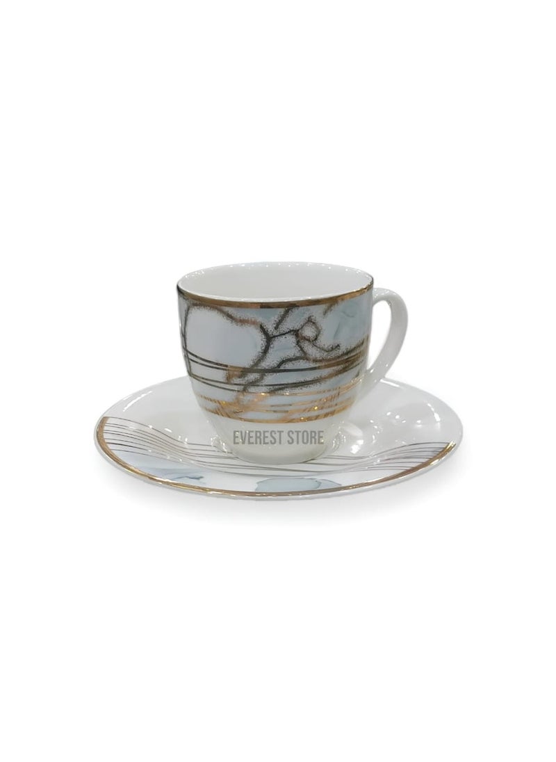 Fathy Mahmoud - Porcelain dinner set, plates, bowls, and mugs, 36 pieces, Fathi Mahmoud - Image 1
