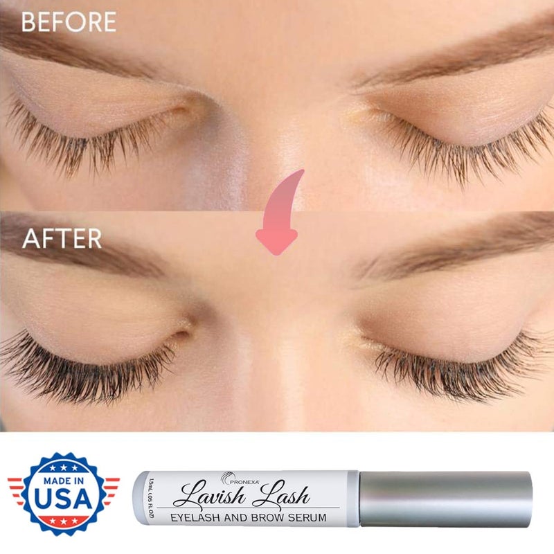 Pronexa Hairgenics Lavish Lash â€“ Eyelash Growth Enhancer & Brow Serum with Biotin & Natural Growth Peptides for Long, Thick Lashes and Eyebrows! Dermatologist Certified, Cruelty Free & Hypoallergenic. - Image 5