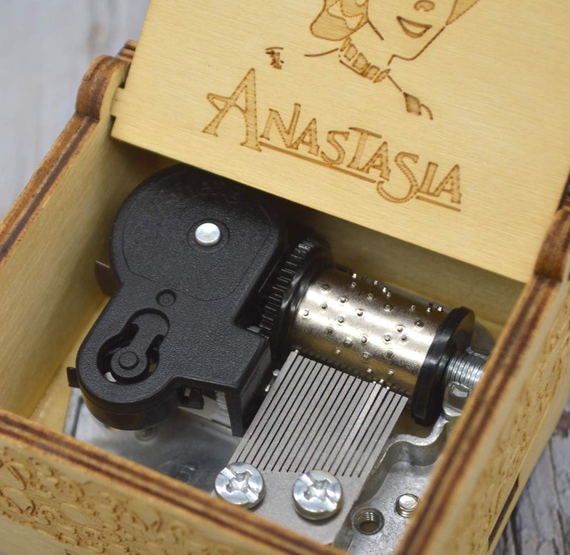 Sooharic Anastasia Music Box, Wind-up Mechanism, Unique Gifts/Collections, Antique Carved Musicial Box Crafts (Wind-up) - Image 2