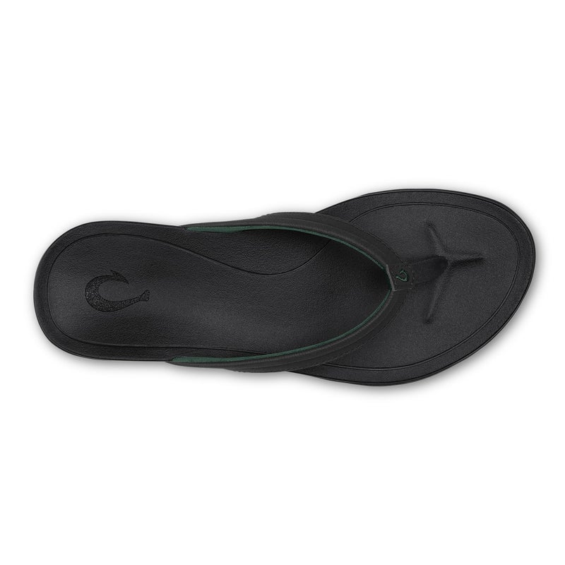 OLUKAI Ho'opio Malua Women's Water Friendly Sandals, Flip Flops for Beach & Everyday, Arch Support & Comfort Fit, Lava Rock/Lava Rock, 8 - Image 5