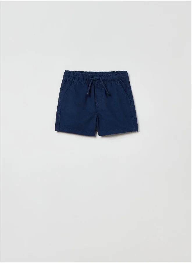 Ovs Twill shorts with drawstring