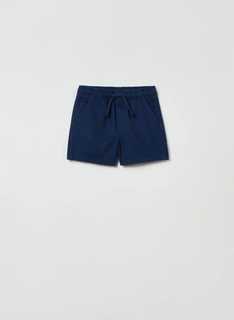 Ovs Twill shorts with drawstring