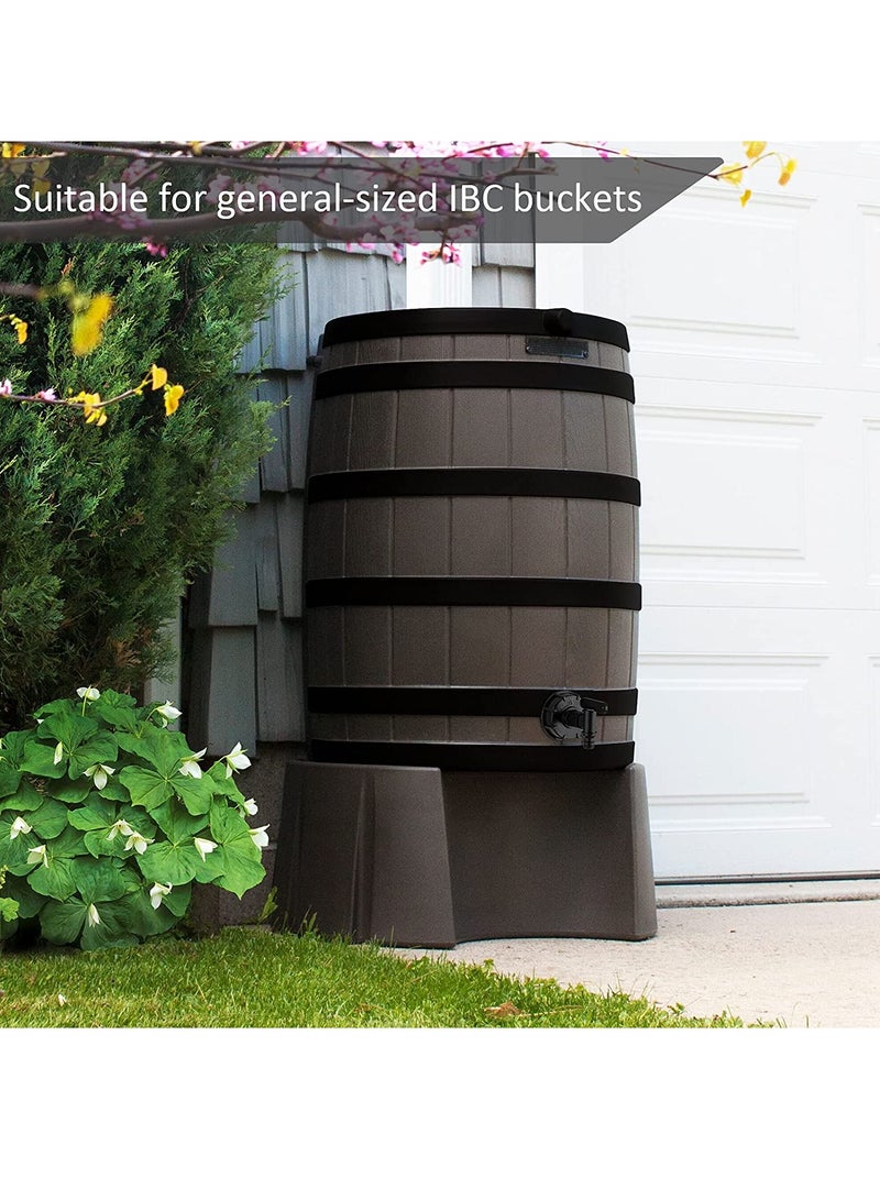 SYOSI 2PCS Water Tap, ¾ BSP Thread for Water Hose Connector,  Faucets for Kitchen and Garden Storage Bucket (Black) - Image 5