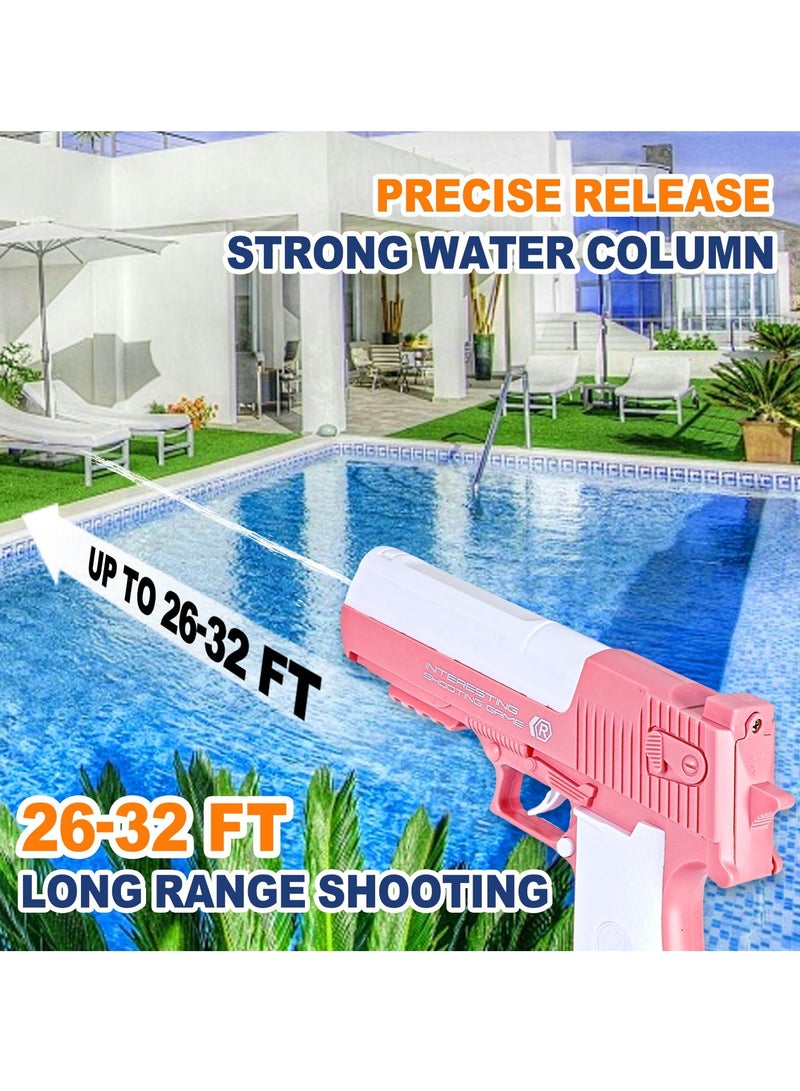 SYOSI Electric Water Gun Toy 3 * 60cc High Capacity Water Guns, Desert Eagle Automatic Induction Continuous Water Gun, Summer Water Toys Electric Squirt Gun for Beach Pool Swimming Outdoor Part(Bule) - Image 2