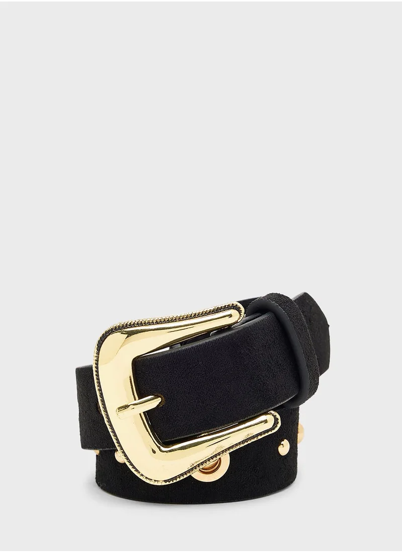 اونلي Betsy Pin Buckle Belt