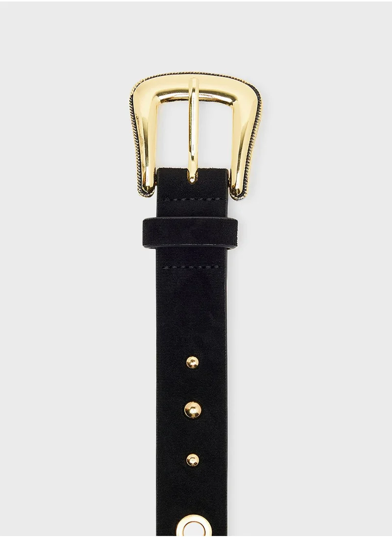 اونلي Betsy Pin Buckle Belt