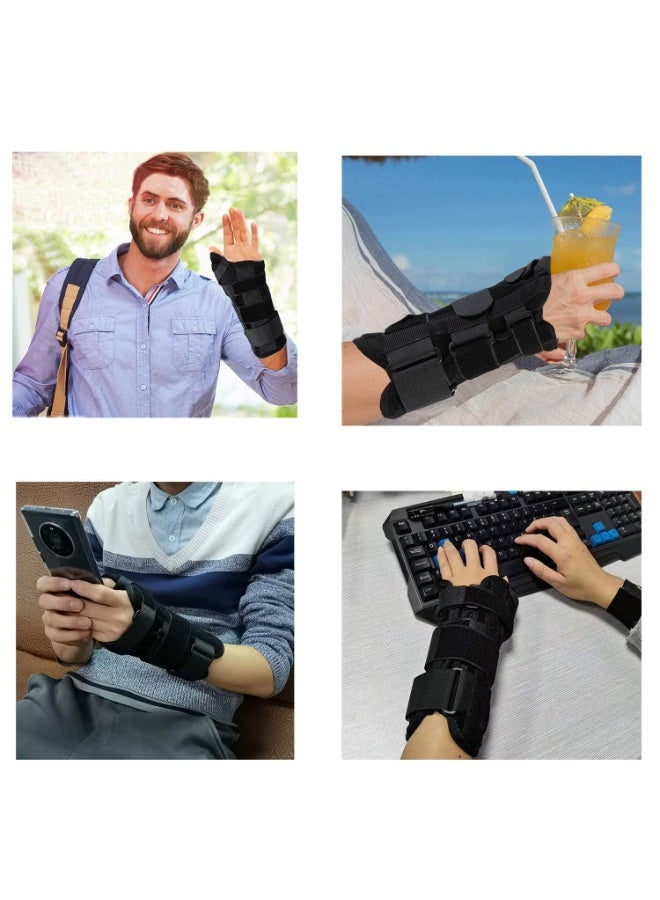 Thumb & Wrist Brace with Medical Protective Splint – Adjustable & Comfortable XL Support – Ideal for Daily Use and Pain Relief - Image 4