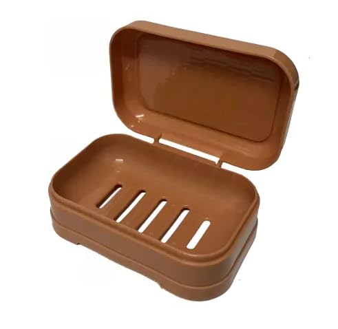 TEKZIE حافظة صابون بلاستيكية من تيكزي مع غطاء (سيتم إرسال لون عشوائي) (2) - Image 2