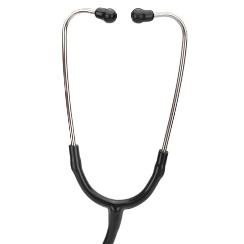 Dr. TORSO TwinTone Aluminum Head Stethoscope For Doctors and Medical Students | Double Sided Chest Piece For Adult & Pediatric Patients | U-Shaped PVC Tubing | Soft Sealing Ear Knobs. (Silver) - Image 4