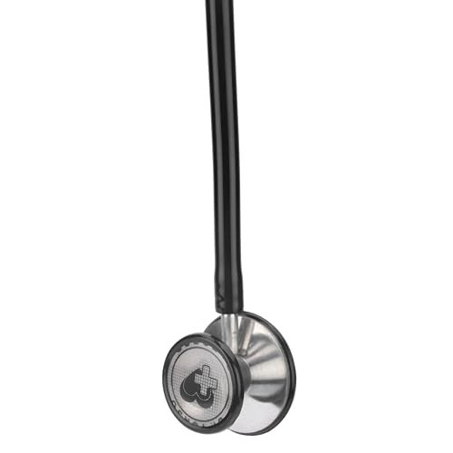 Dr. TORSO TwinTone Aluminum Head Stethoscope For Doctors and Medical Students | Double Sided Chest Piece For Adult & Pediatric Patients | U-Shaped PVC Tubing | Soft Sealing Ear Knobs. (Silver) - Image 5