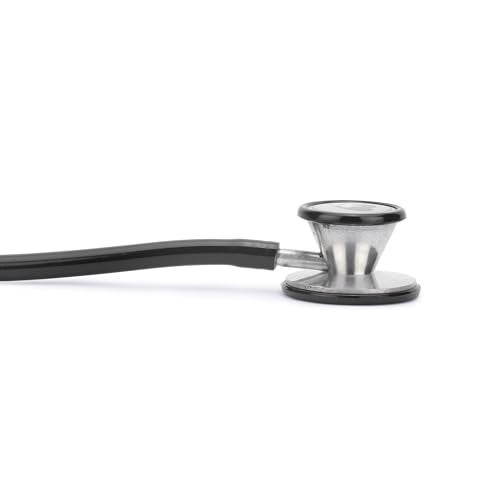 Dr. TORSO TwinTone Aluminum Head Stethoscope For Doctors and Medical Students | Double Sided Chest Piece For Adult & Pediatric Patients | U-Shaped PVC Tubing | Soft Sealing Ear Knobs. (Silver) - Image 3