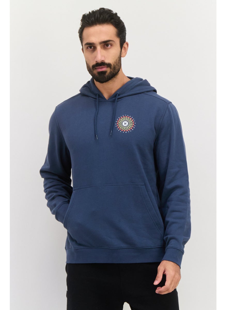Hurley Men Sportswear Fit Long Sleeve Training Fleece Sweatshirt, Slate Grey  - Image 1