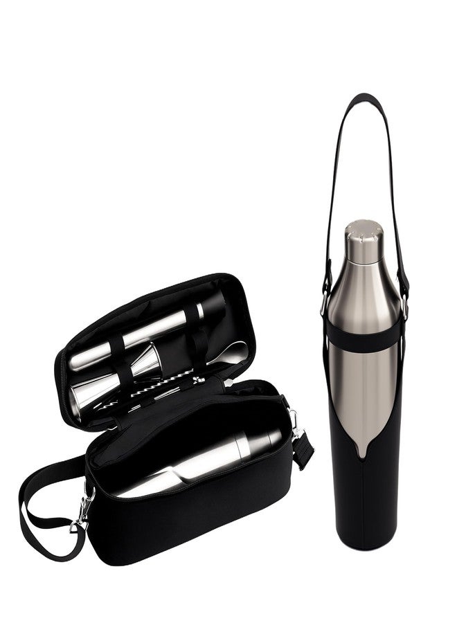 Lexenic Portable Cocktail Shaker Set,Premium Stainless Steel Vacuum Insulated Martini Shaker Kit,Bartender Kit Camping Cocktail Set for Beach,Poolside,Dinners,Parties,Weddings,Outdoor Activities - Image 1