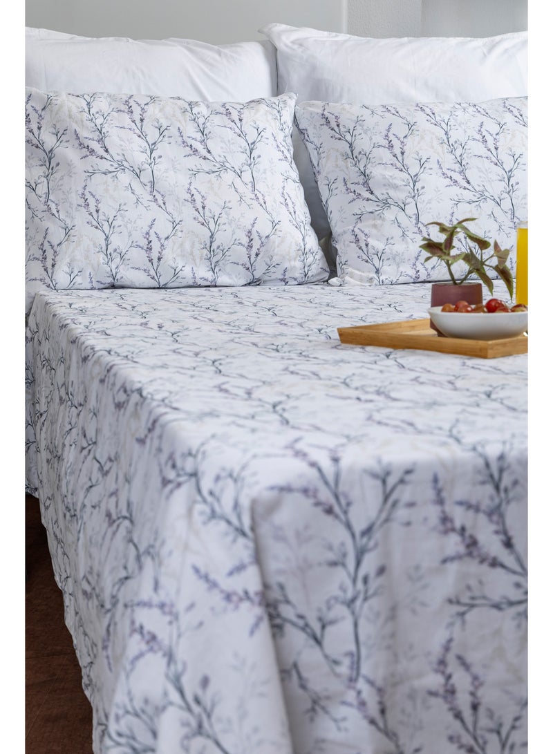 محلة طقم ملاية سرير كينج - 230*250 سم- 100% قطن مصري  ( 180TC) - Image 3