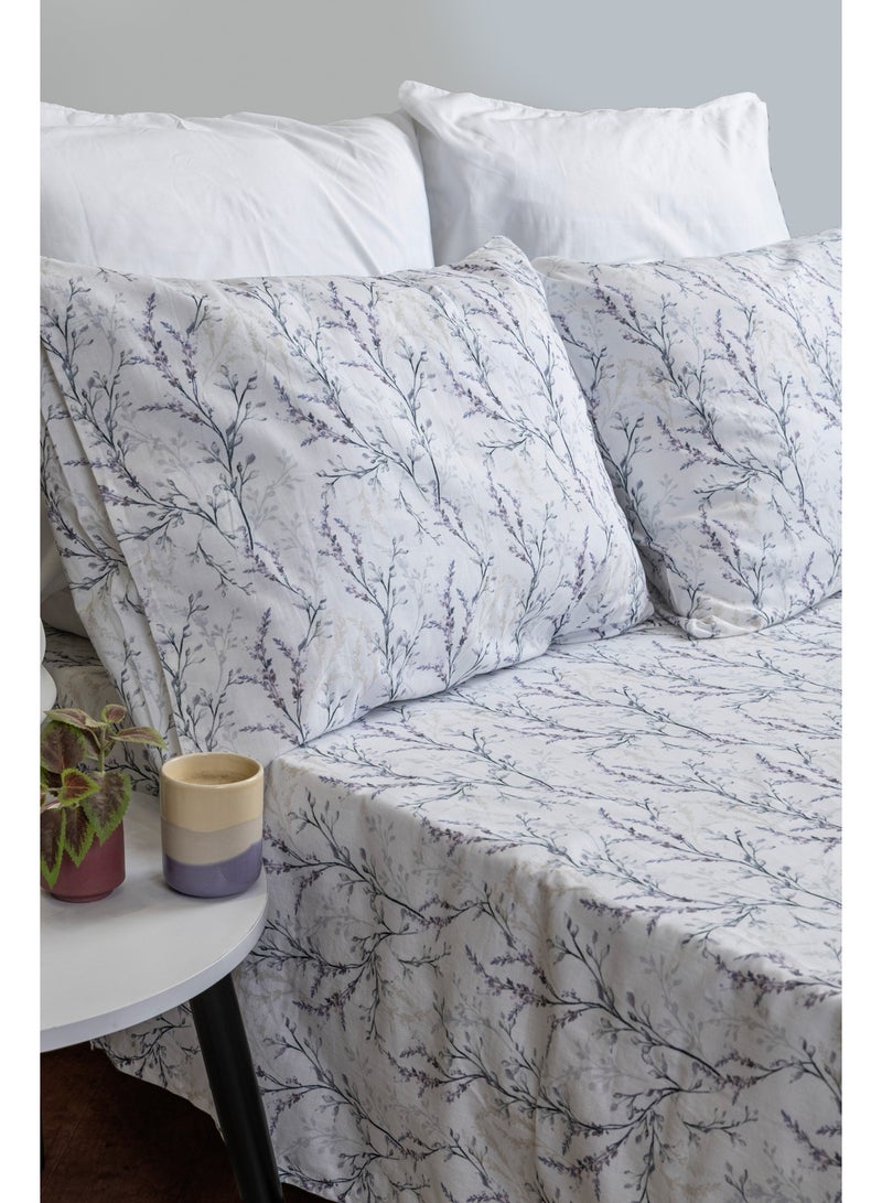 محلة طقم ملاية سرير كينج - 230*250 سم- 100% قطن مصري  ( 180TC) - Image 1