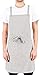 Caldo Caldo Crossback Kitchen Apron for Cooking- Mens and Womens Professional Chef or Server Bib Apron - Adjustable Crossback  - Image 2