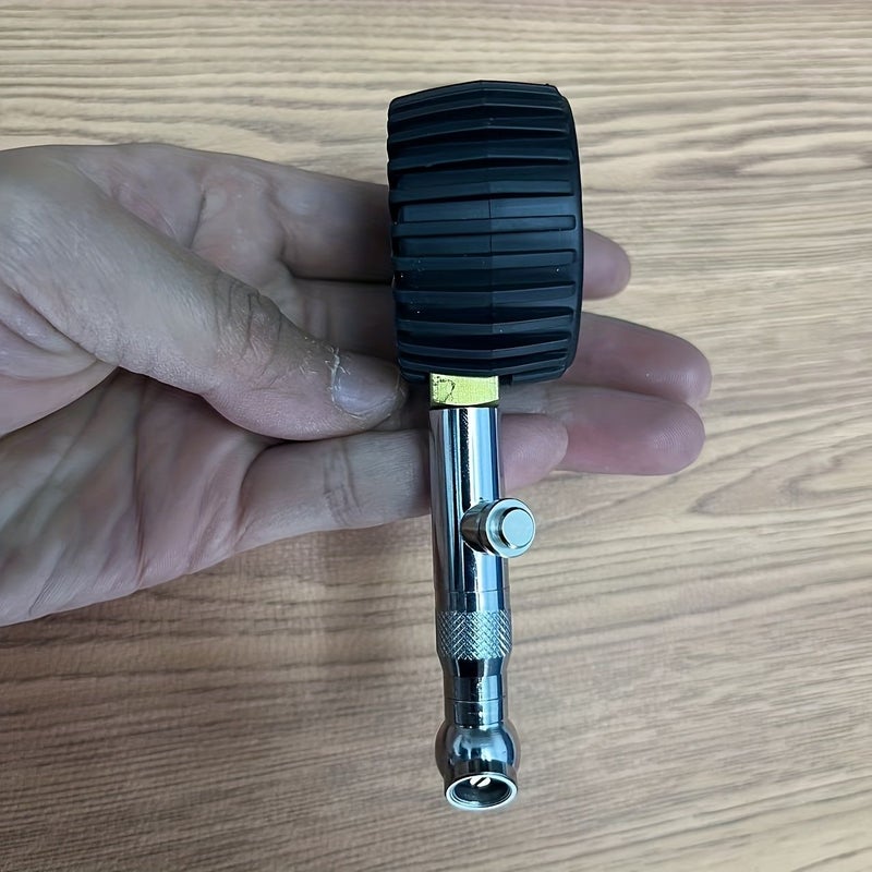 1 Stainless Steel Tire Pressure Gauge 0-230 Psi Professional Digital Air Pressure Meter High Precision Measurement For Bicycle Motorcycle Car Truck And Heavy Vehicle Black Long Term Accurate Durable Rust Free - Image 4