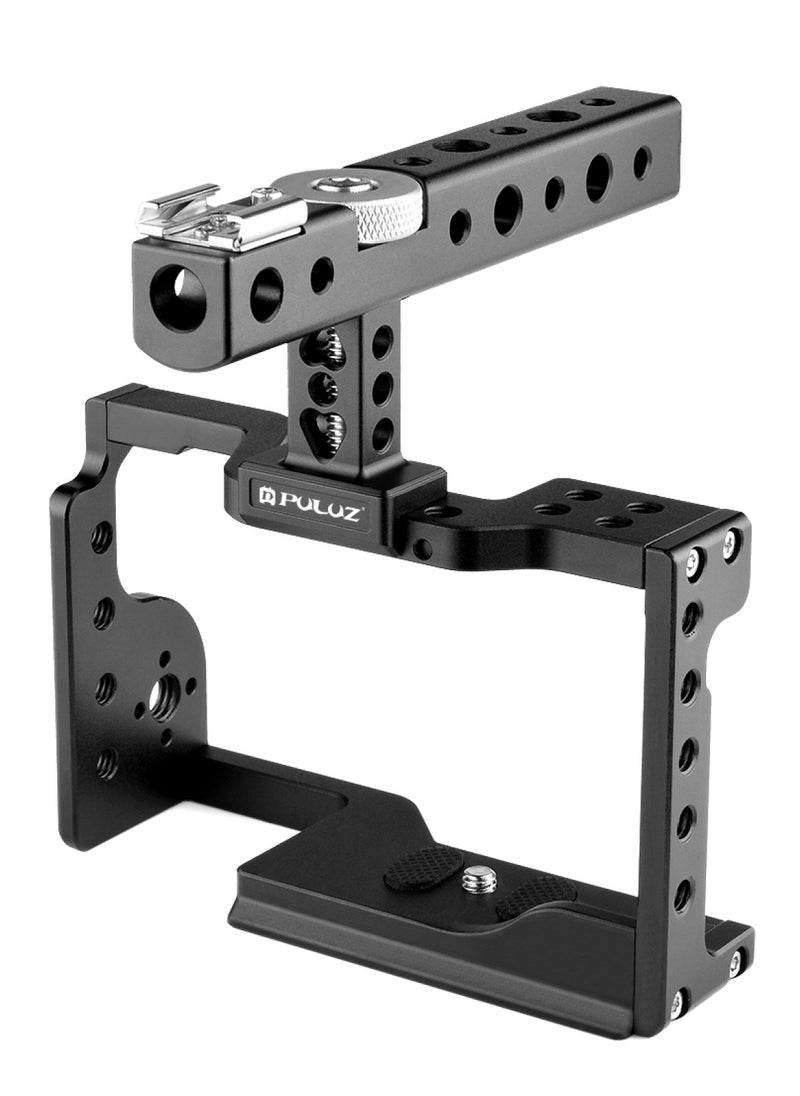 PULUZ - PULUZ Video Camera Cage Stabilizer with Handle for Sony A6600 / ILCE-6600 - Image 1