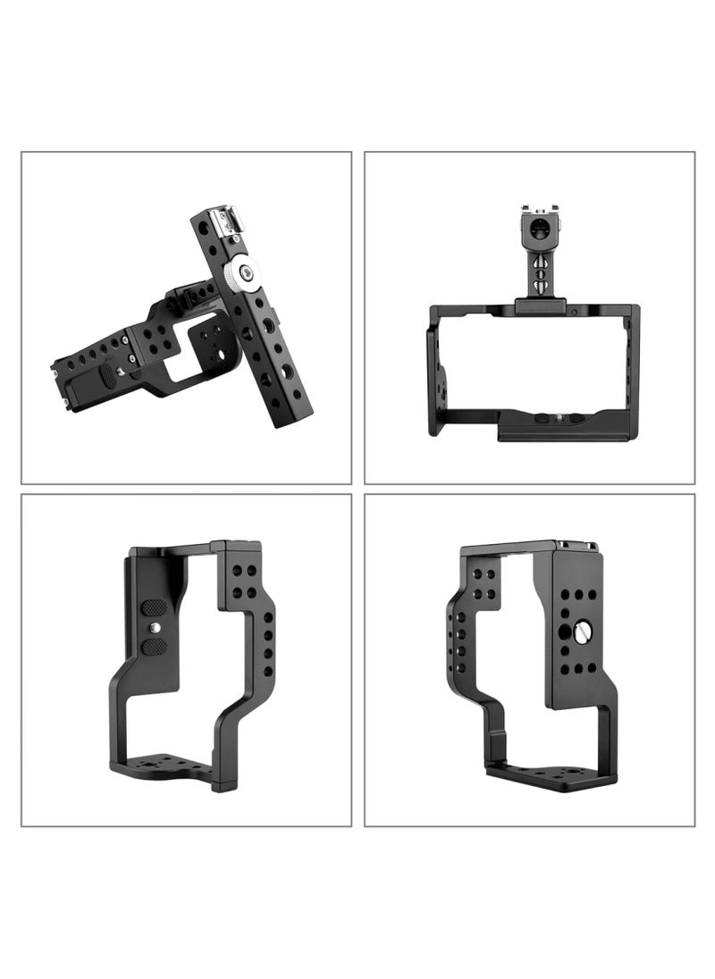 PULUZ - PULUZ Video Camera Cage Stabilizer with Handle for Sony A6600 / ILCE-6600 - Image 1