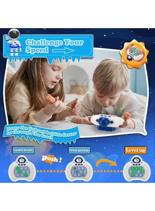 Quick Push Game v2.0, Pop It Fidget Electronic Sensor Game, Silicone Toy for Boys and Girls, Unique Puzzle Pop Bubble Game Machine Gift for Children and Adults (F) - Image 5