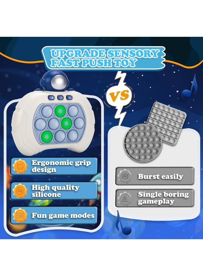 Quick Push Game v2.0, Pop It Fidget Electronic Sensor Game, Silicone Toy for Boys and Girls, Unique Puzzle Pop Bubble Game Machine Gift for Children and Adults (F) - Image 3