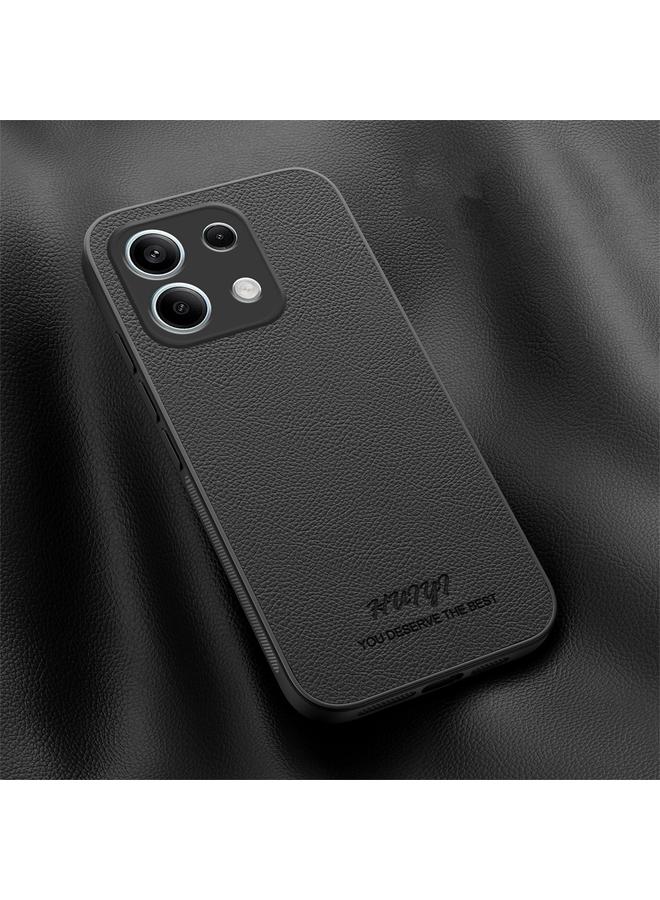 S-TOP Case For Redmi Note 13 4G HUIYI Leather Magnetic Phone Case - Image 1