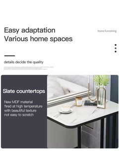 Sharpdo 2 Tier Square End Table Sofa Side Table Living Room Small Coffee Table  - Image 4