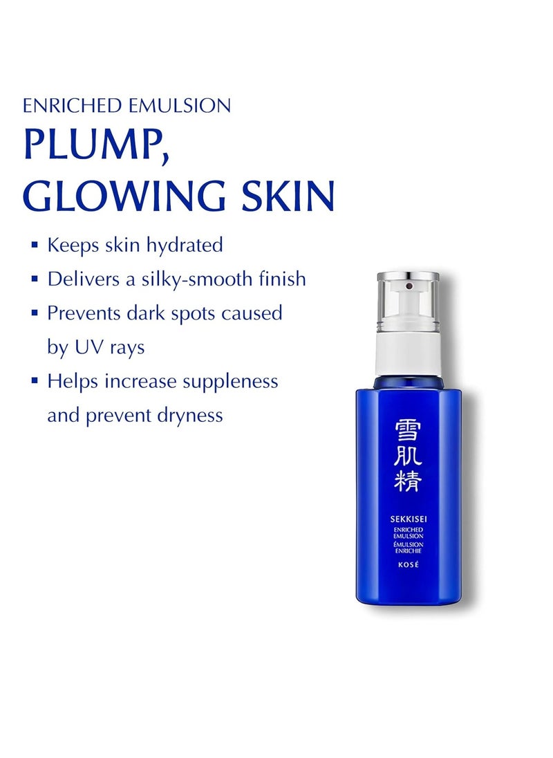 Sekkisei - SEKKISEI Enriched Emulsion Hydrating Face Cream Serum, 4.7 Ounce - Image 1