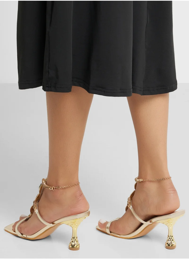 ايلا ليمتد اديشن Embellished Heeled Sandal