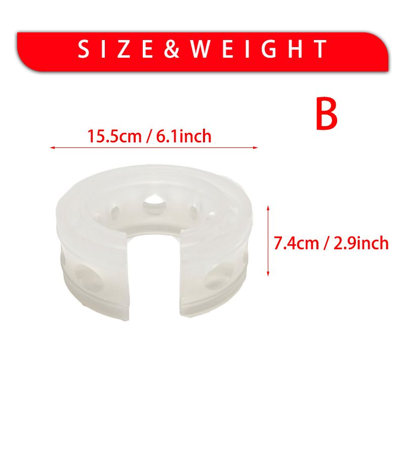 2 Pack Transparent Car Suspension Shock Absorber Rubber Bump Stop Bumper Protection Set - Image 5