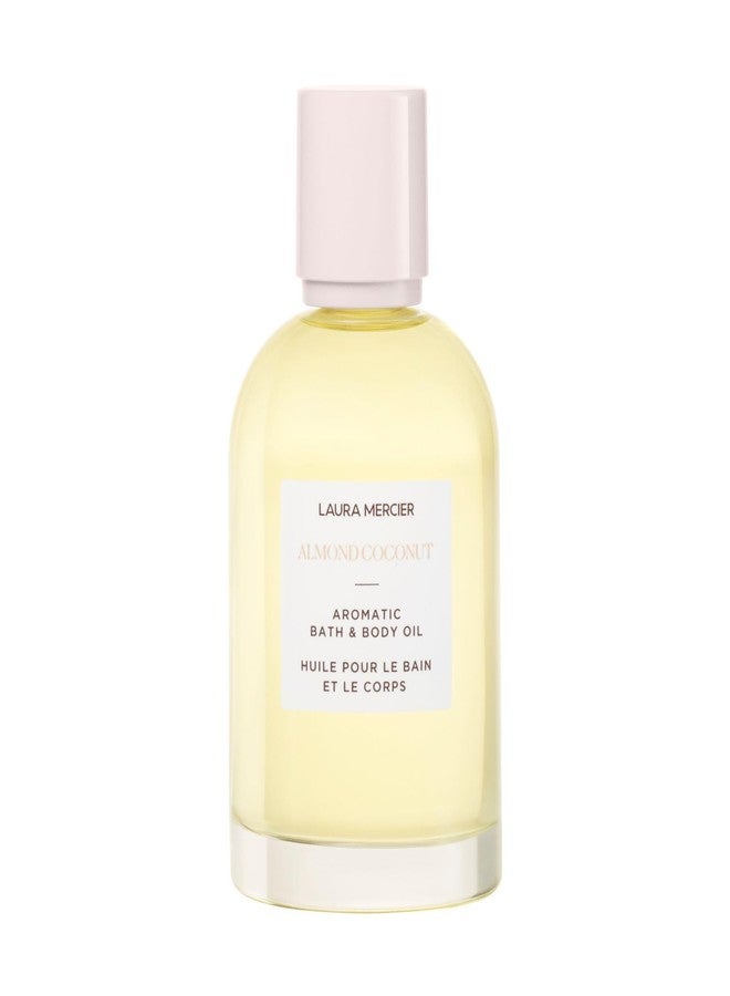 Laura Mercier Aromatic Bath & Body Oil, 48HR Hydration, Smooths, Softens and Brightens Skin, Luxurious, Almond Coconut - Image 1