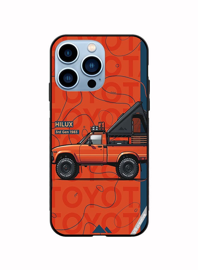 VR CREATIVE Protective Case Cover For Apple iPhone 14 Pro Max Hilux 3Rd Generation 1983 Truck Design Design Multicolour - Image 1