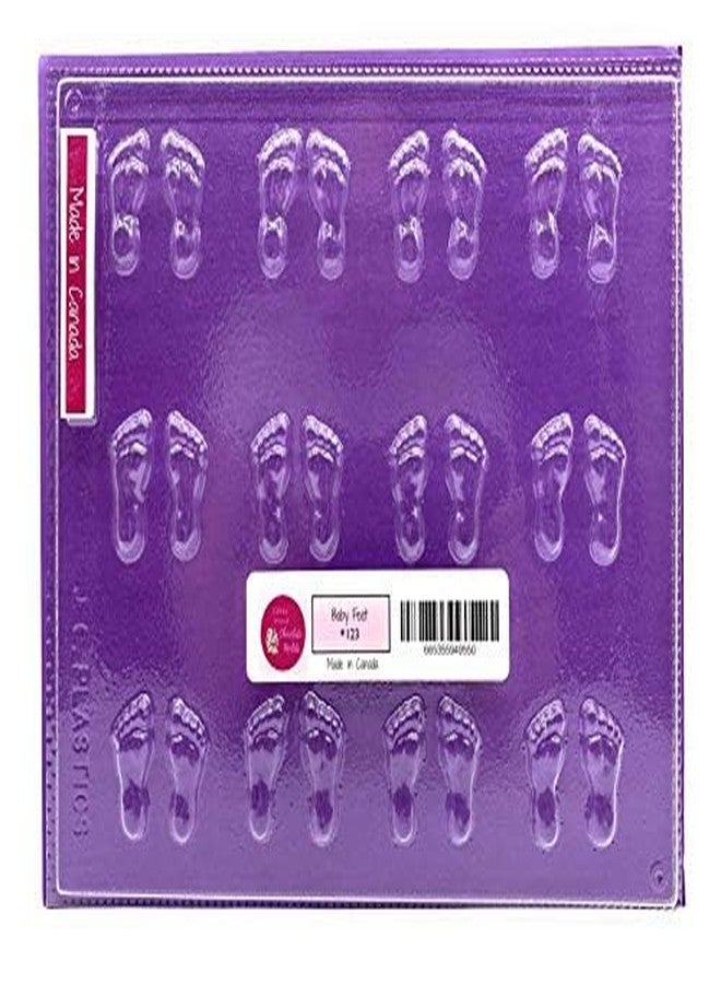 CANDISLE قالب حلوى شوكولاتة على شكل أقدام طفل من كانديل - Image 3