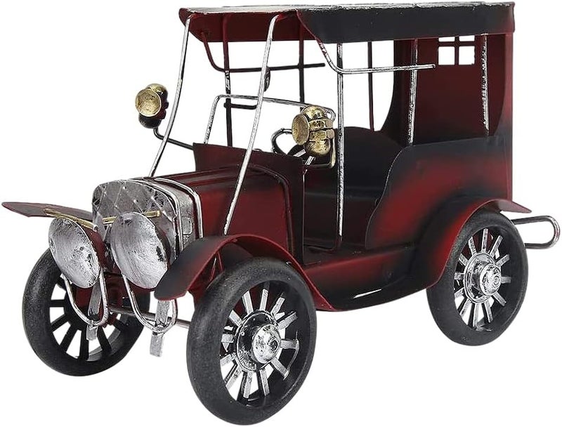 klarako Vintage Metal Car Model,Classic Cars Sculpture Antique Collectible Miniature Car Ornament Home Decor Office Desktop Bookshelf Decoration Handmade Craft - Image 1