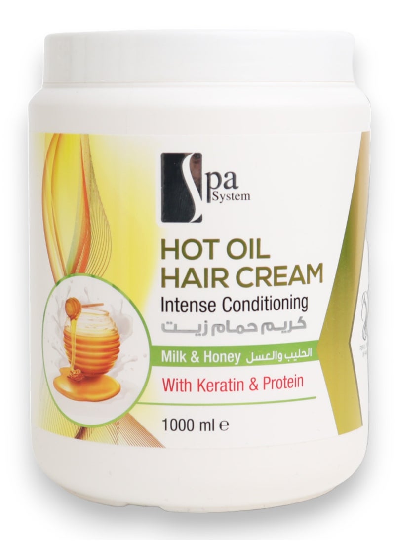 Spa System Milk And Honey Hot Oil Hair Cream 