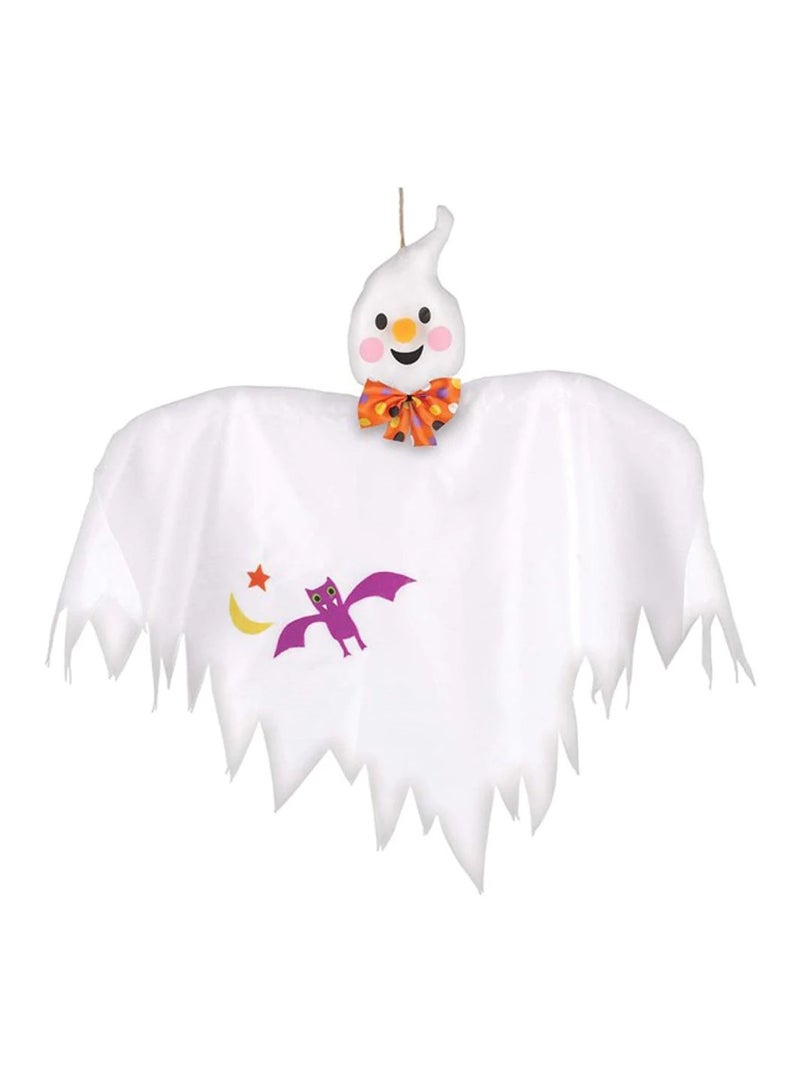 Halloween Hanging Fabric Ghost 24in 