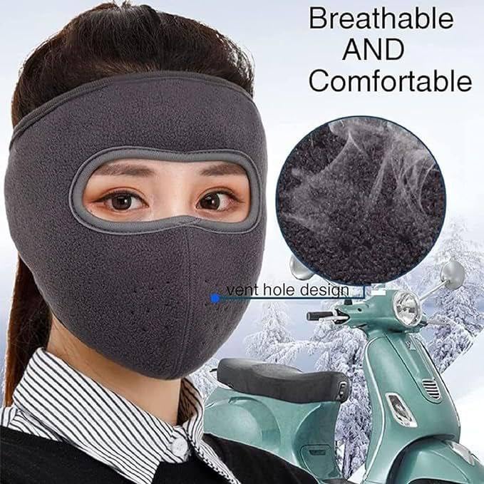 La Neelja Face Mask Windproof Full Face Mask Anti Fog Removable Eye Protection Screen Summer Keep Warm for Women and Men 1Pcs - Image 2