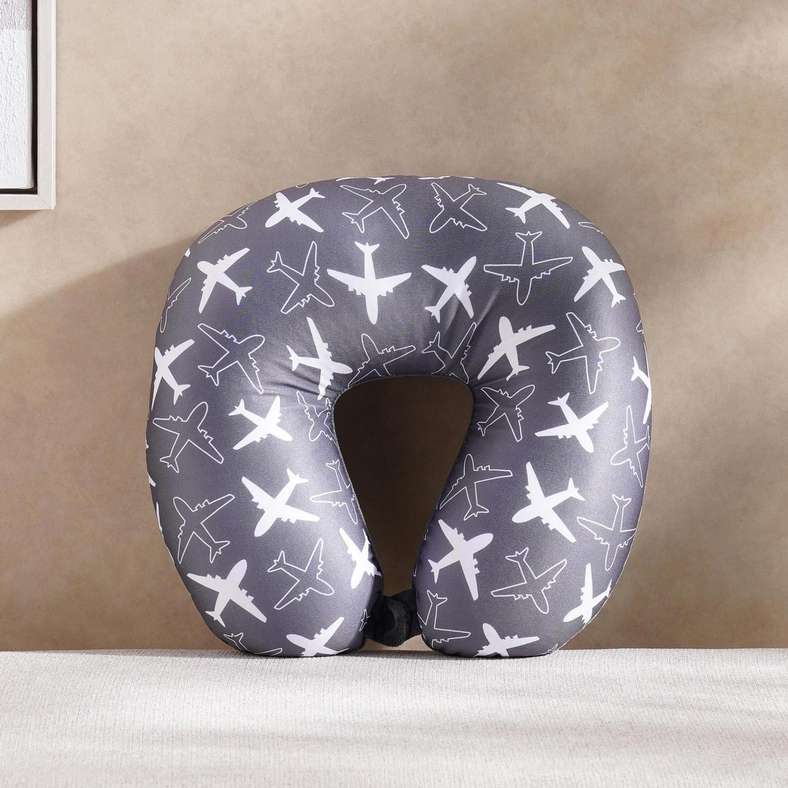 Pan Home وسادة عنق أيرو ميكروبيد - رمادي