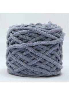 Ice Cream Striped Soft Thick Yarn Handmade Diy Knitted Scarf Yarn Ball Crochet Hook Slipper Self-knitted Ball 22 Gray